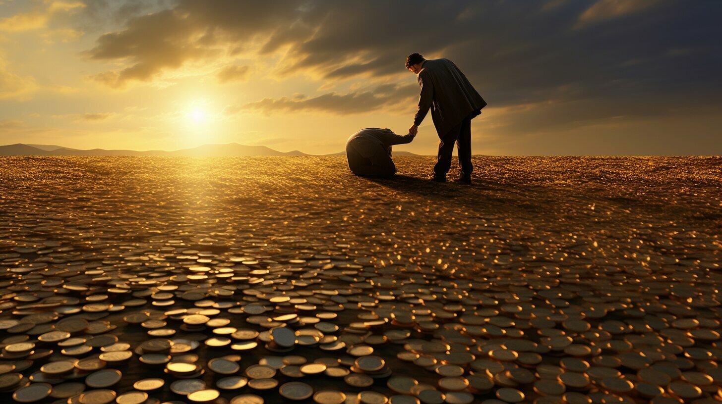 picking up coins dream meaning